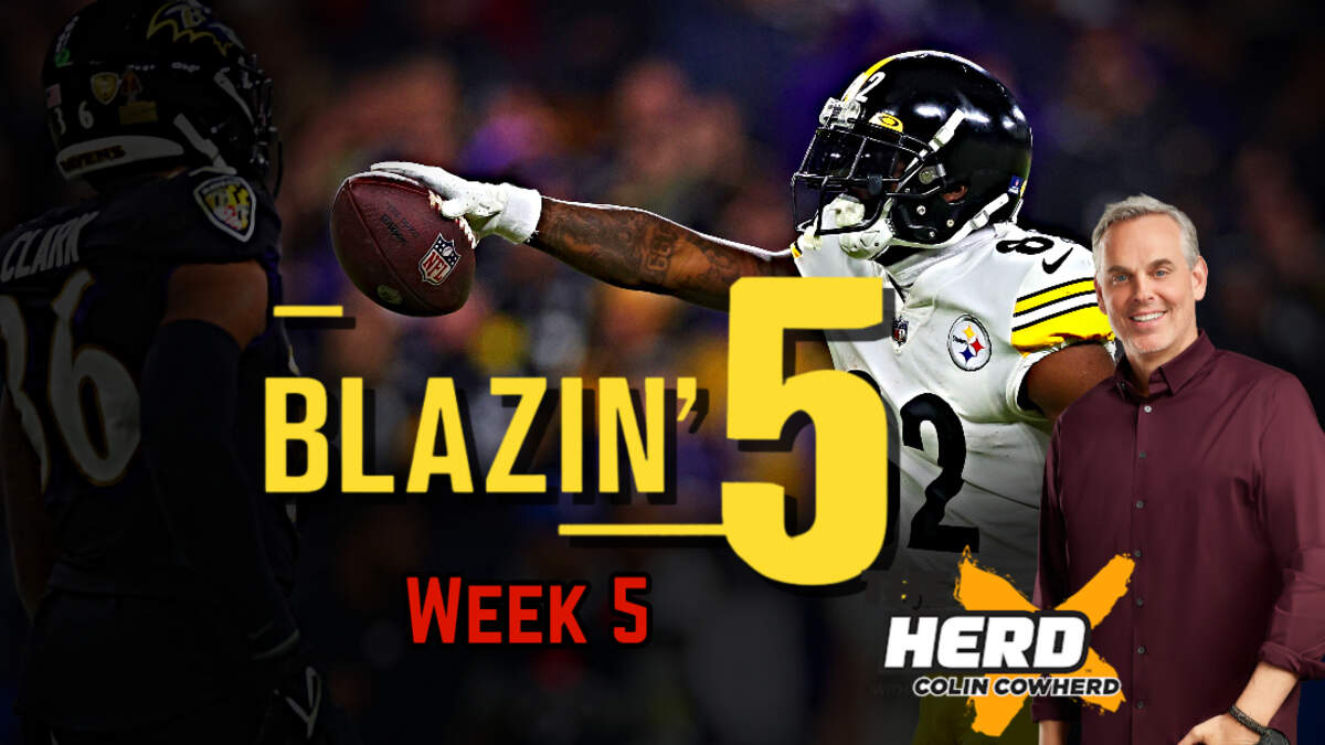 Blazing Five: Colin Cowherd Gives His 5 Best NFL Bets For Week 4 (Oct. 1), The Herd Now