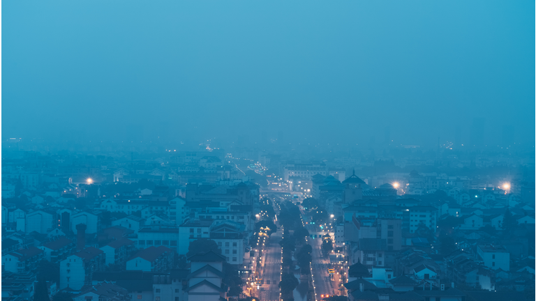 Early morning in town