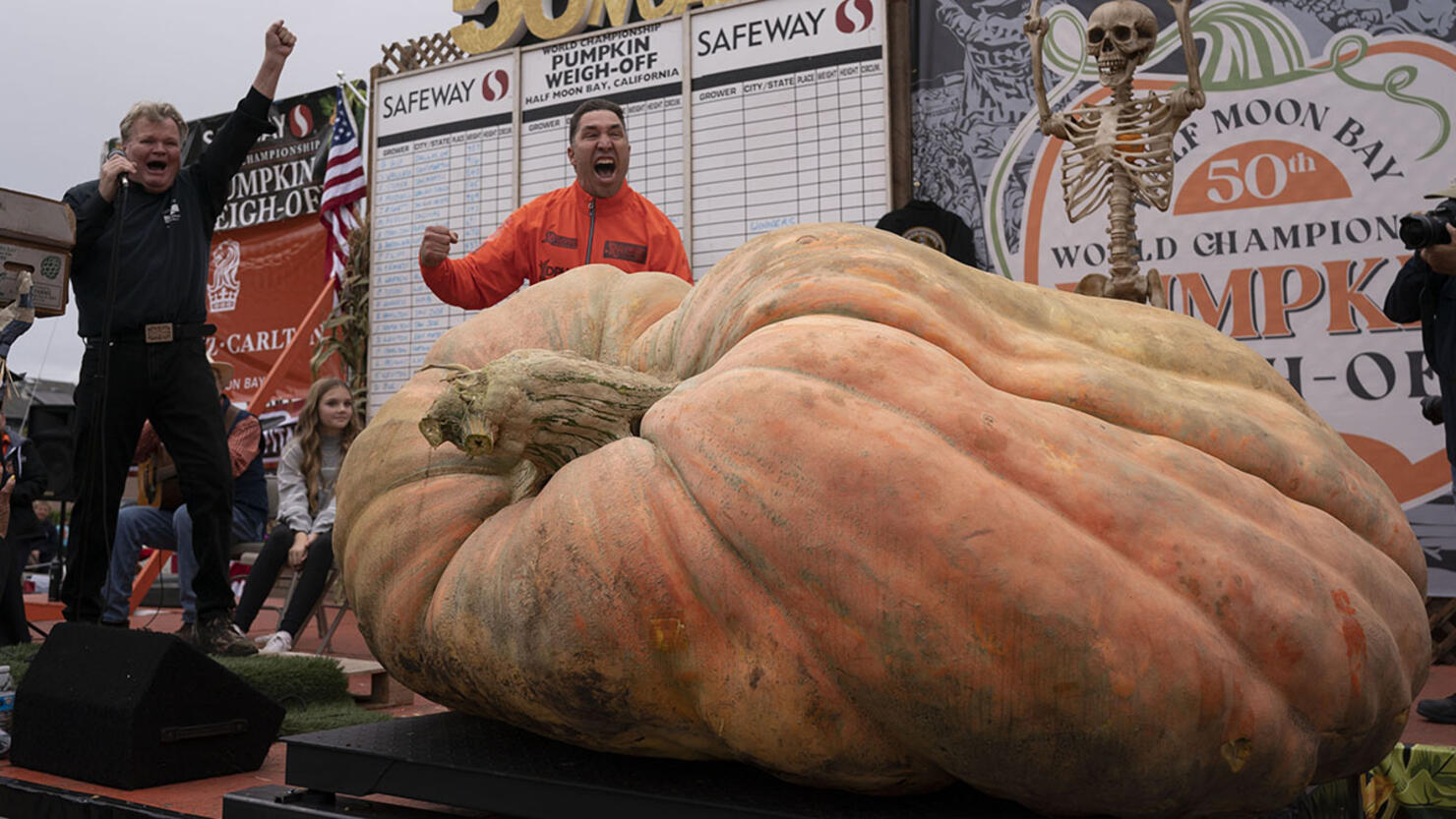 Safeway World Championship Pumpkin Weigh-Off in Half Moon Bay