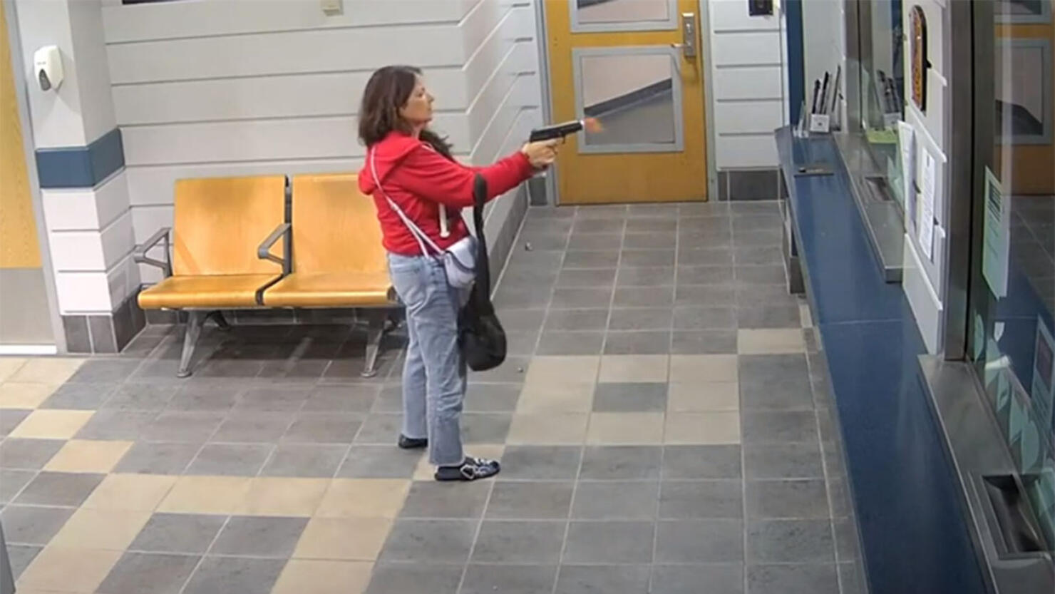 Suzanne Laprise opens fire inside of a police station in Bristol, Connecticut