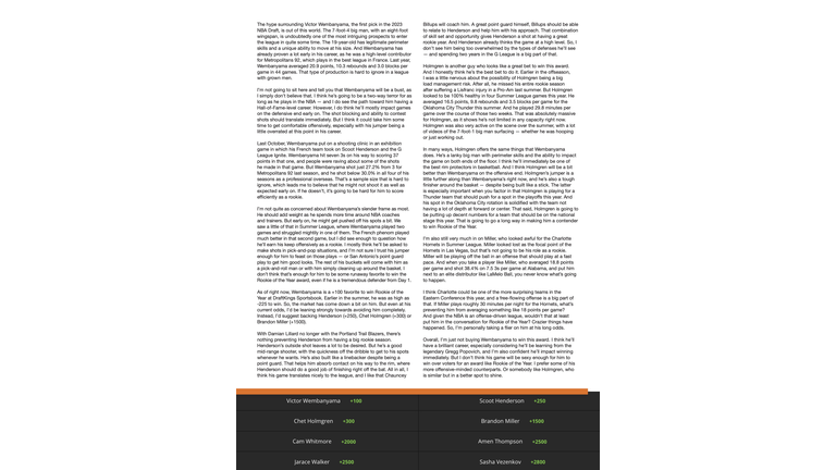 2023 NBA Betting Guide - 3