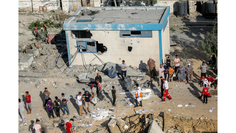 Gaza Comes Under Sustained Bombardment By Israel After Hamas Attacks