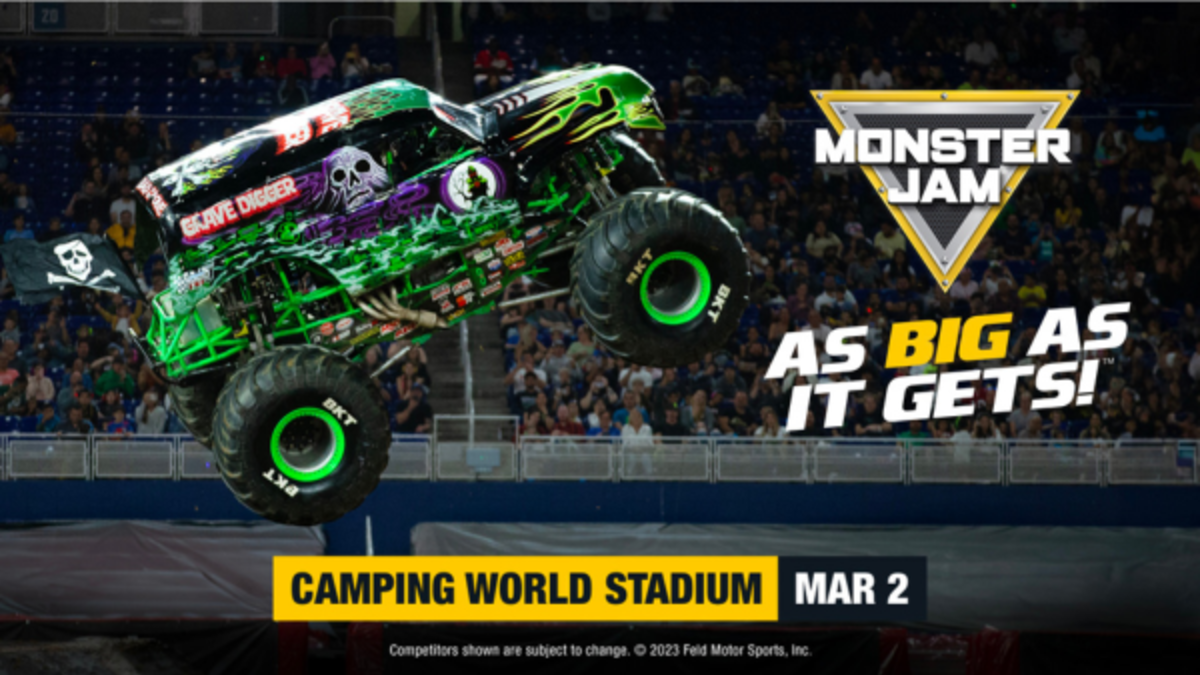 Monster Jam, Camping World Stadium, Orlando, March 2 2024