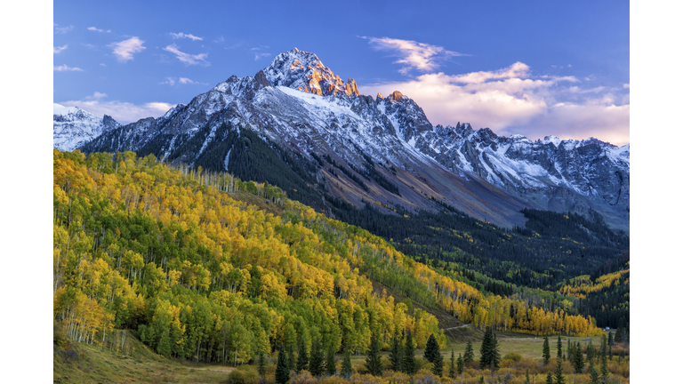 Last Light on Mount Sneffels