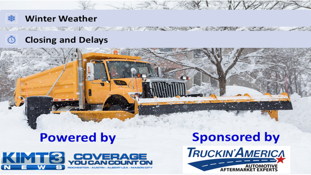 Closings and Delays Sponsored by Truckin' America