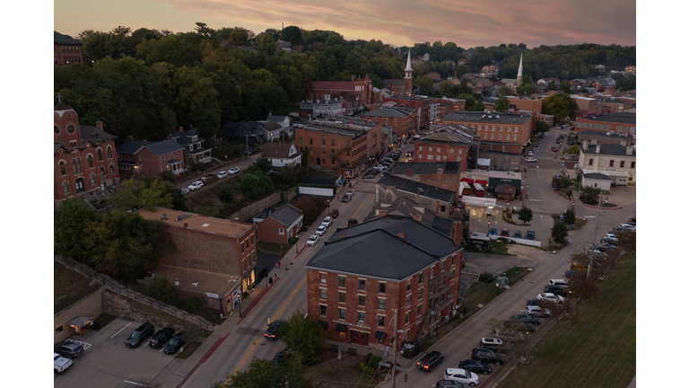 Galena Illinois Aerial