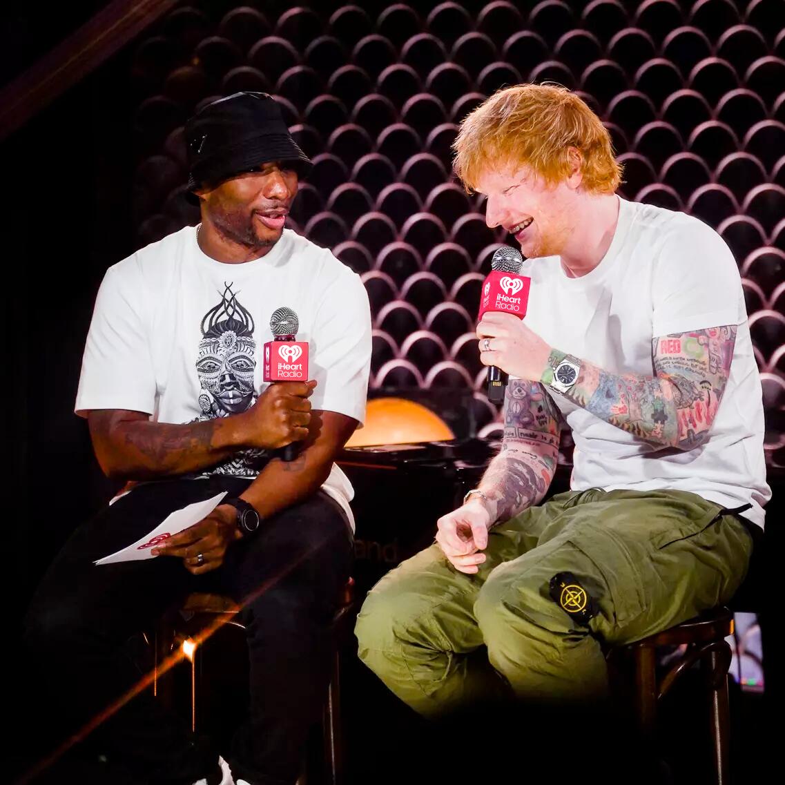 Charlamagne Tha God with Ed Sheeran