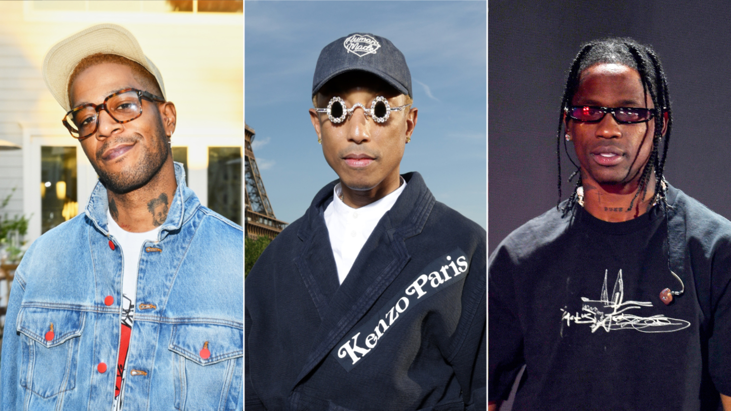Kid Cudi, Pharrell Williams & Travis Scott