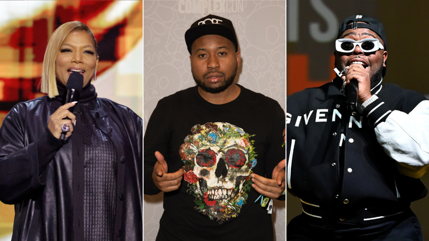 Queen Latifah, DJ Akademiks & Saucy Santana