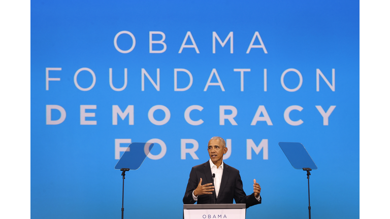 Obama Foundation's Democracy Forum Held In Chicago