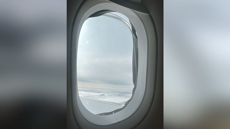 Missing Window on airplane