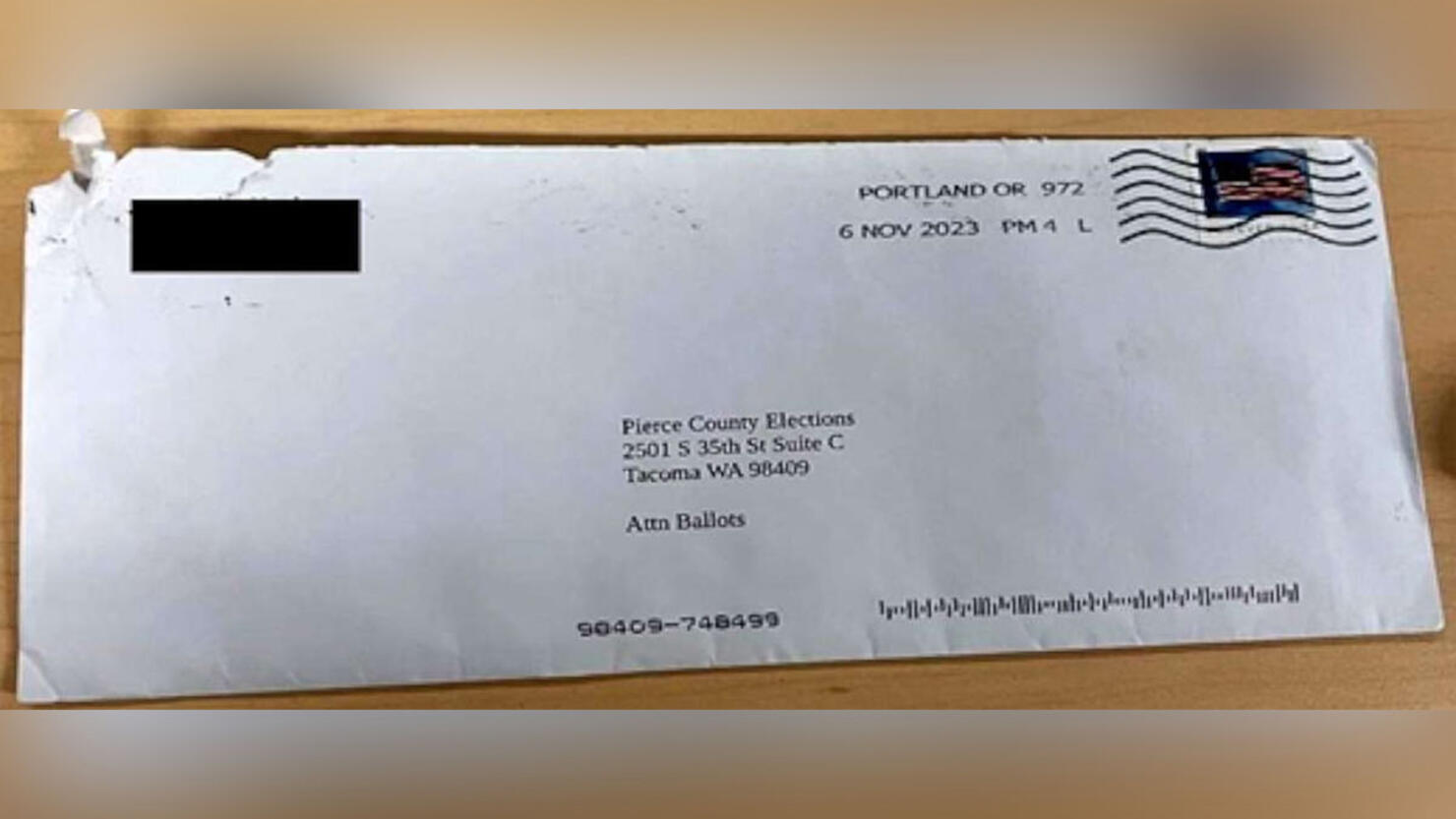 Envelope with fentanyl sent to an elections office in Washington