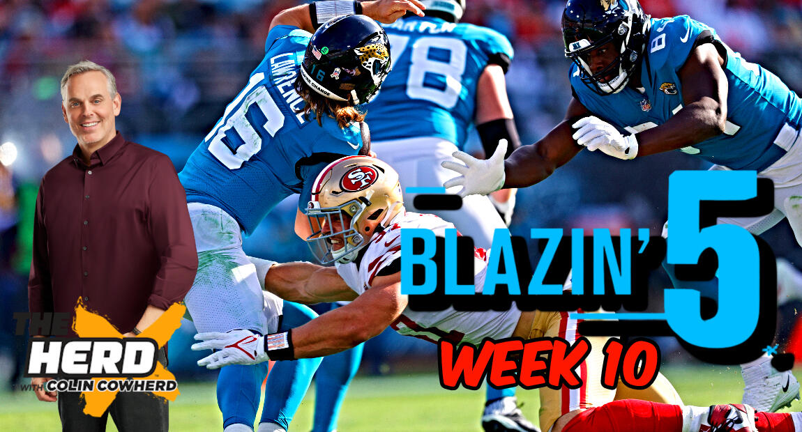 Blazing Five: Colin Cowherd Gives His 5 Best NFL Bets For Week 10 (Nov ...