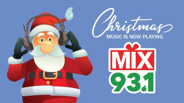 Christmas music is now playing on Mix 93.1!