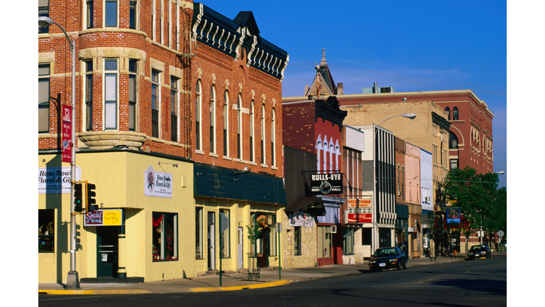 Historic buildings in the former port town of Winona