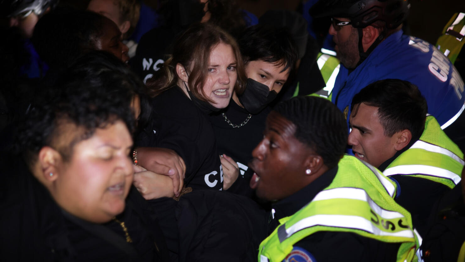 Jewish Peace Activists Rally Near Capitol Hill