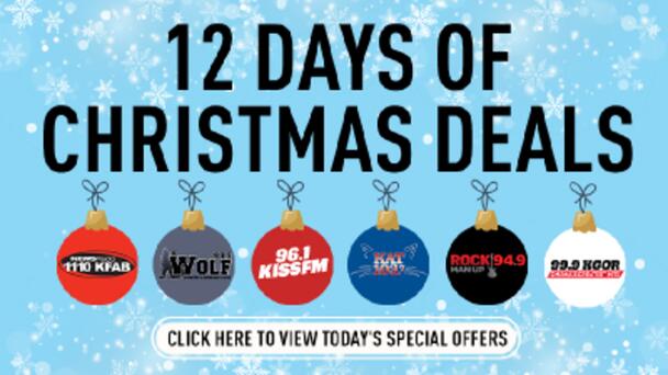 Get incredible deals for our 12 Days of Christmas!