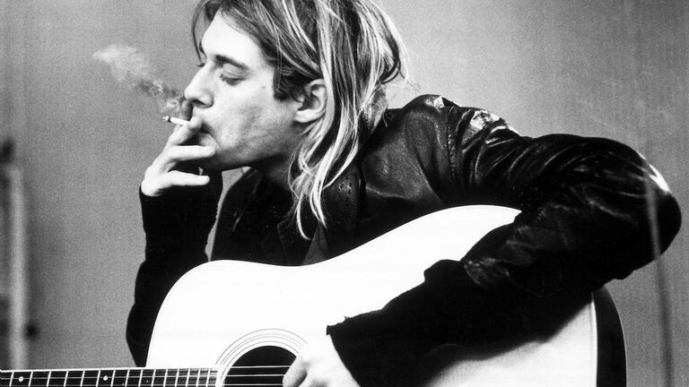 Photo of Kurt COBAIN and NIRVANA
