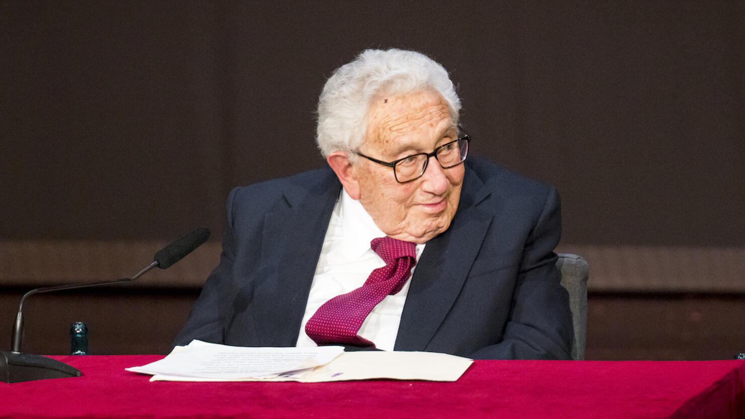 Celebration of the 100th birthday of former US Secretary of State Kissinger