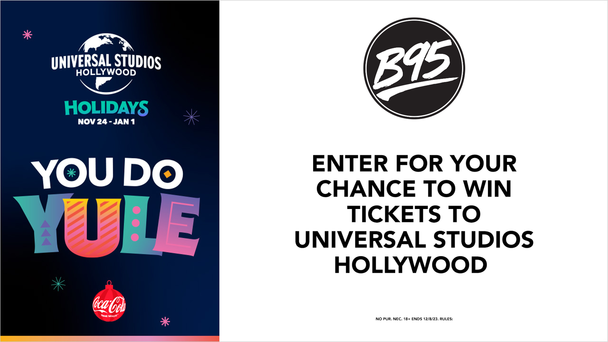 B95 Has Your Chance to Win 4 Tickets to Universal Studios Hollywood!