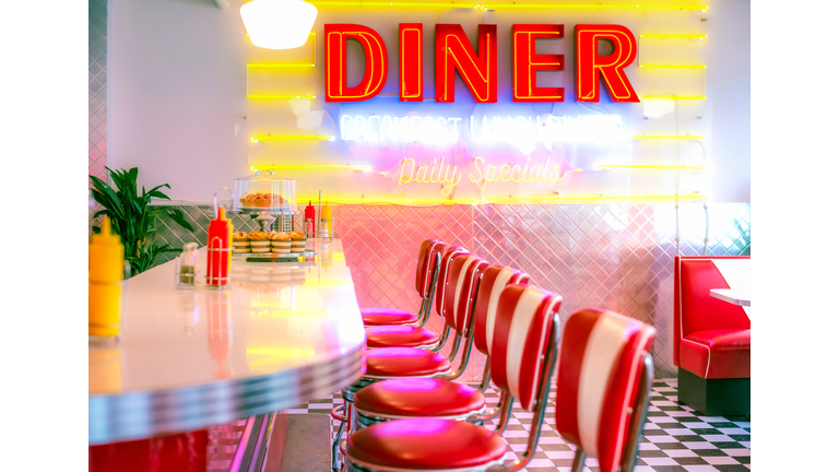 Empty Diner interior