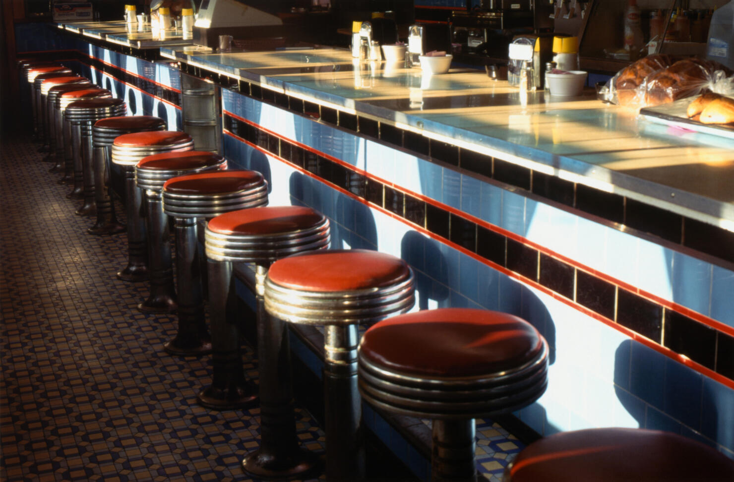 Counter in a Diner