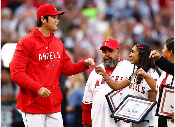 Oakland Athletics v Los Angeles Angels