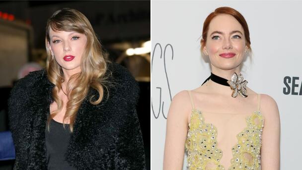 Taylor Swift Reunites With Emma Stone At 'Poor Things' Premiere