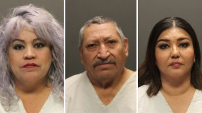 Lydia Grijalva-Velasquez (L), Fabian Rodriguez Rios (C), Francis Sophia Vasquez