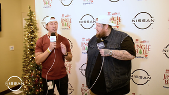 Jingle Ball 2023 Nissan Interview Room with Jelly Roll