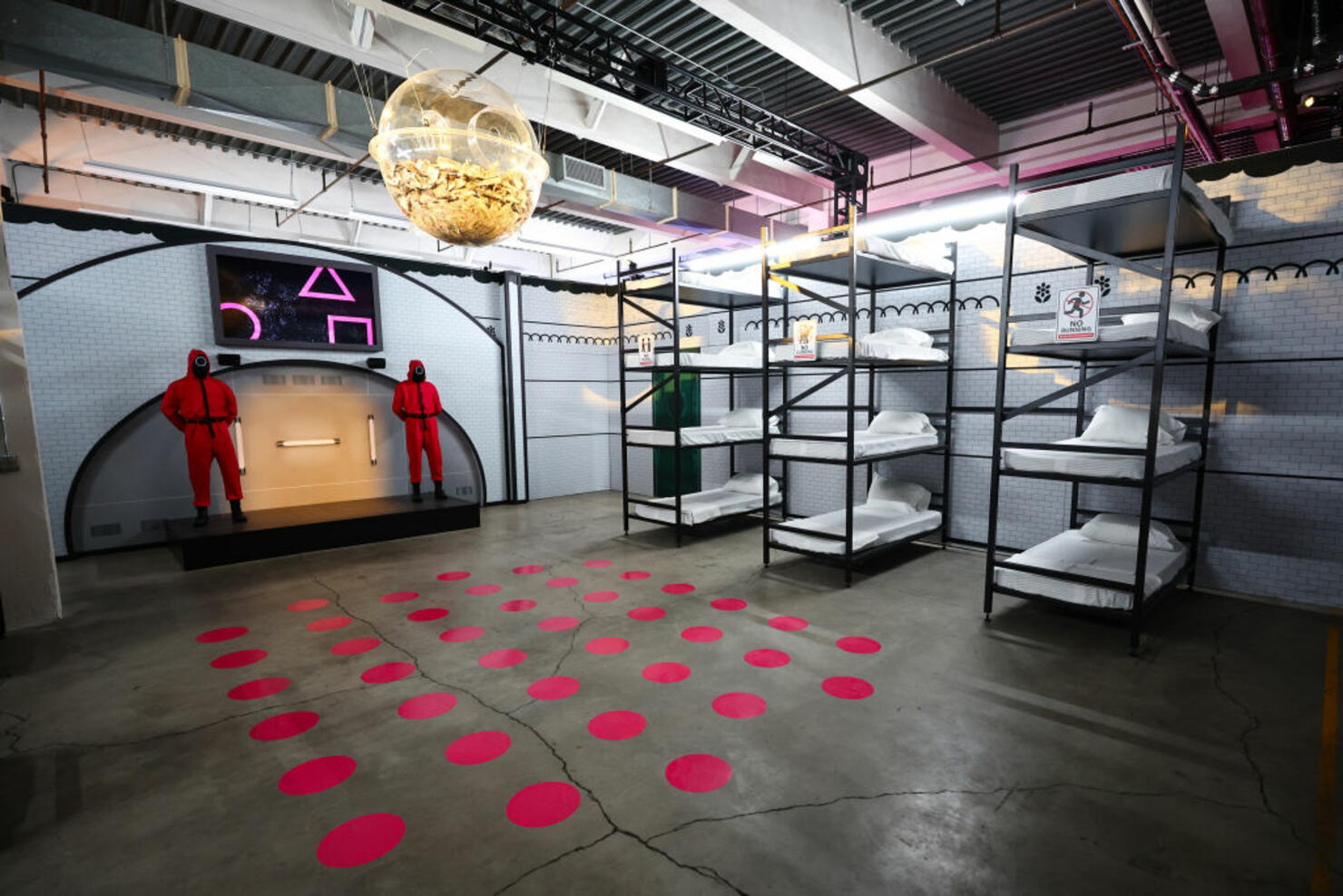 'Squid Game: The Challenge' Celebration At The Trials Live Experience Space