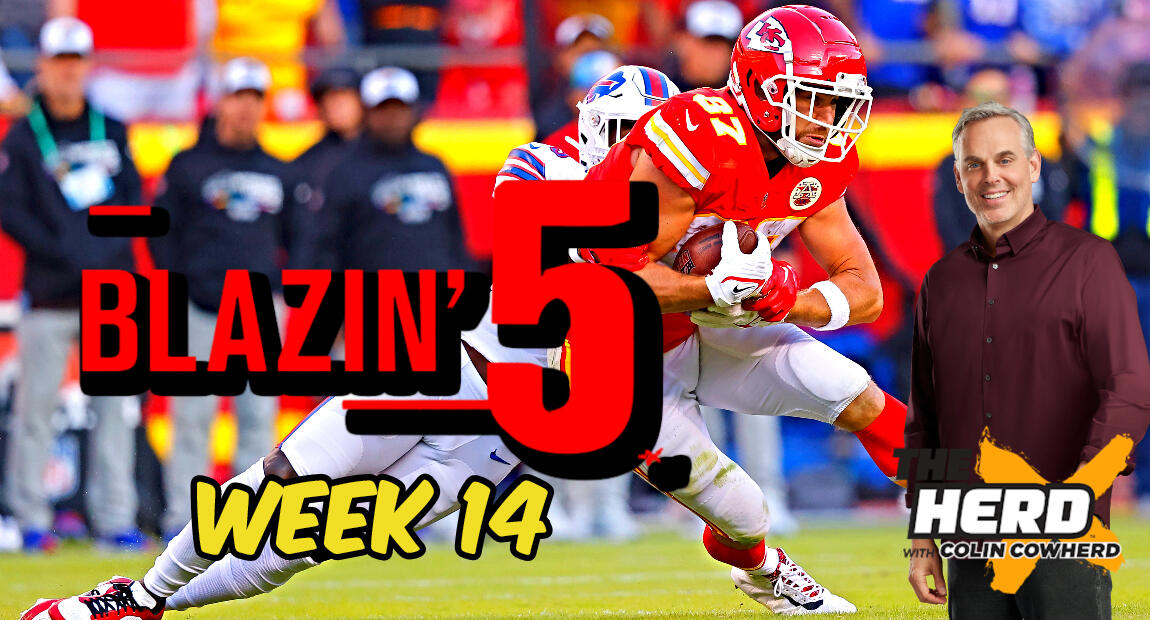 Blazing Five: Colin Cowherd Gives His 5 Best NFL Bets For Week 14 (Dec ...