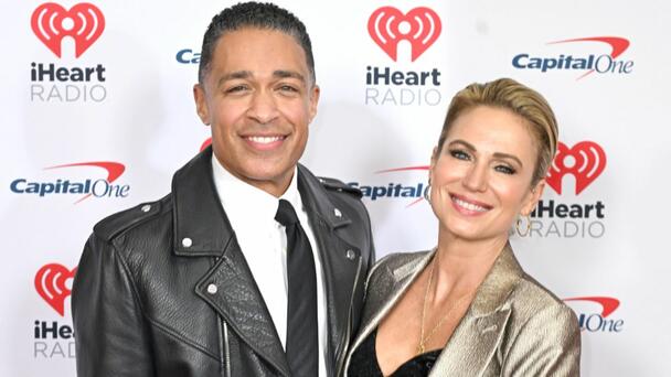 T.J. Holmes & Amy Robach Walk Red Carpet After News Of Exes Dating