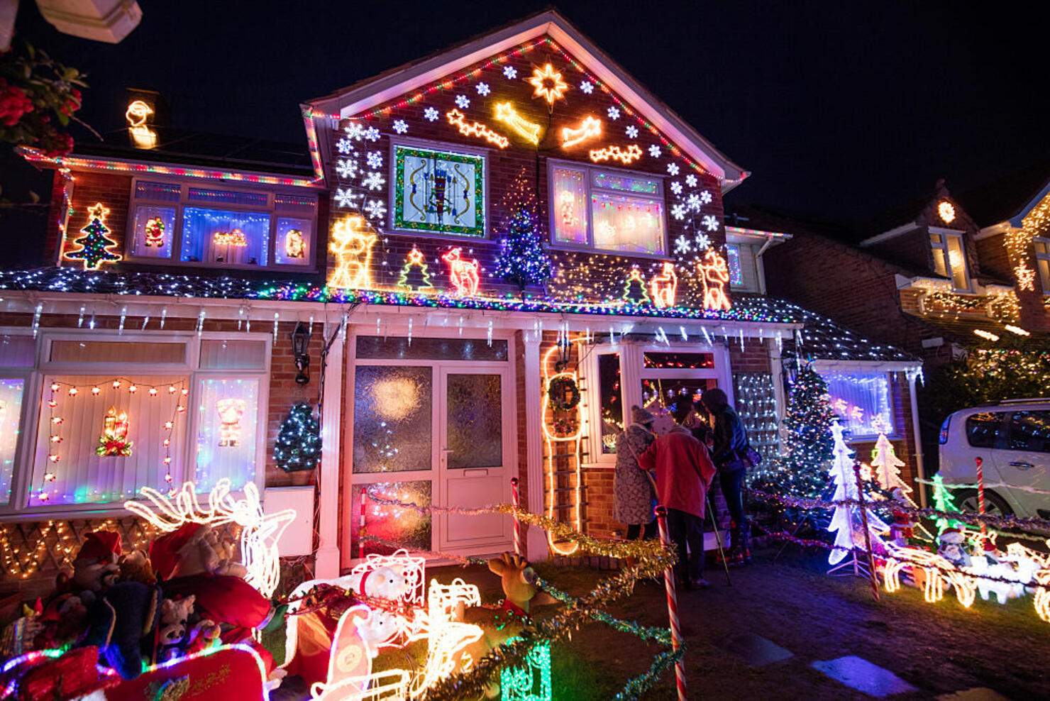 Homeowners Light Up Their Houses For Christmas