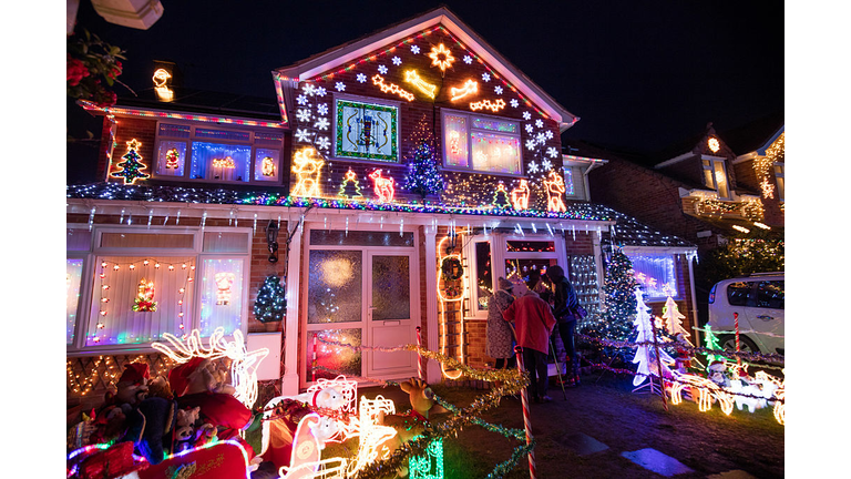 Homeowners Light Up Their Houses For Christmas