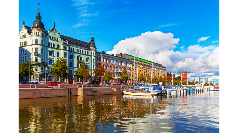 Old Town pier in Helsinki, Finland