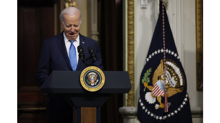 President Biden Delivers Remarks At The White House To His National Infrastructure Advisory Council