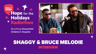 Shaggy And Bruce Melodie Surprise Hope For The Holidays Radiothon