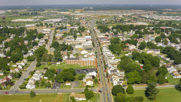 Suburban area