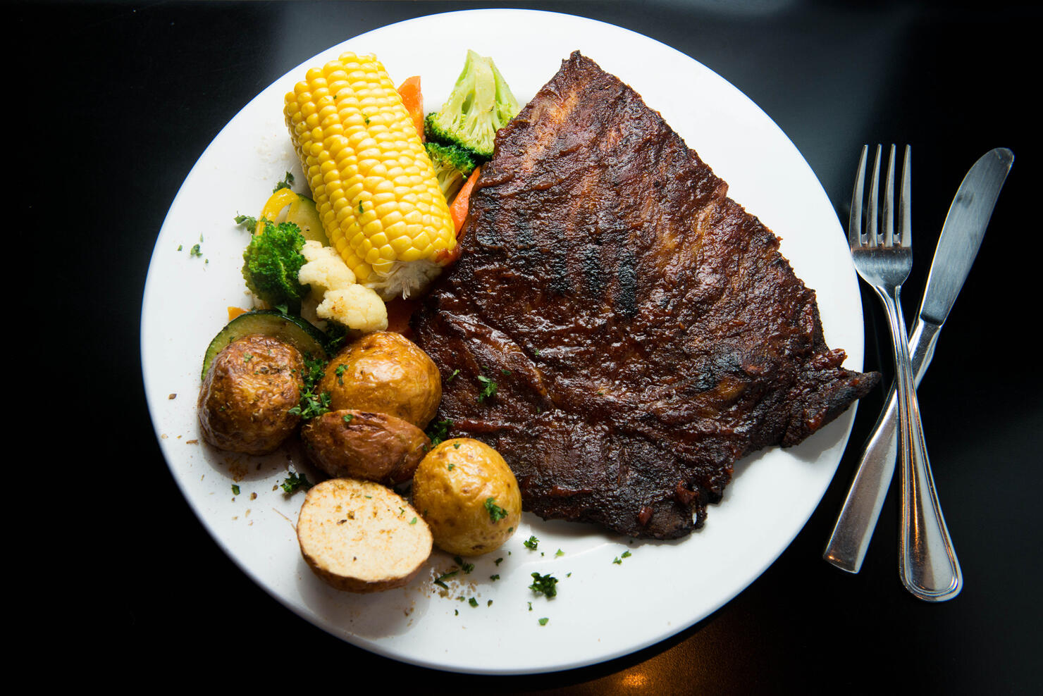 Steak dinner