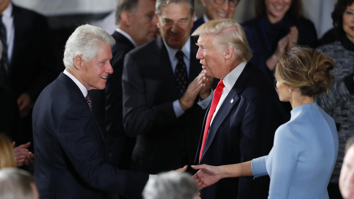 President Donald Trump Attends Inaugural Luncheon