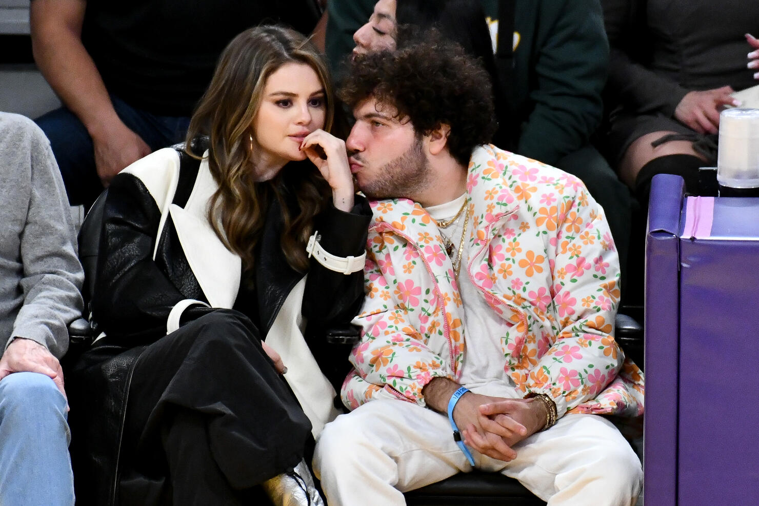 Celebrities At The Los Angeles Lakers Game