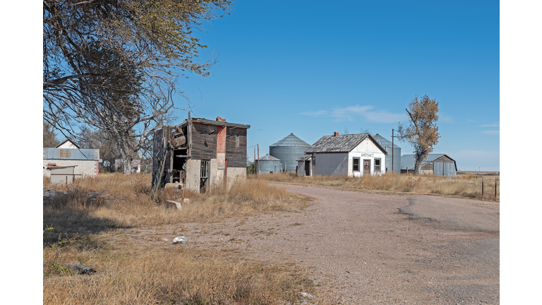 Abandoned Building at Angora, Nebraska