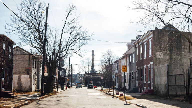 Inner city streets - Camden, NJ