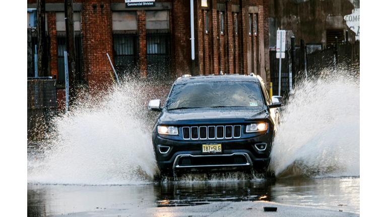 Large Storm Moves Up East Coast Causing Widespread Flooding