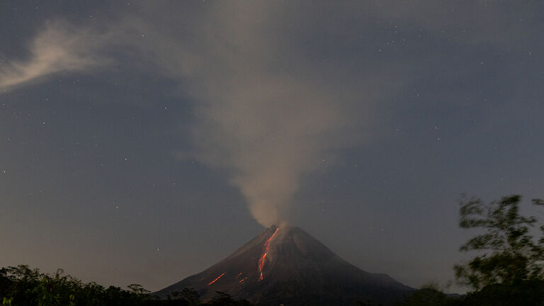 Volcanic Activity Increases At Indonesia's Mount Merapi