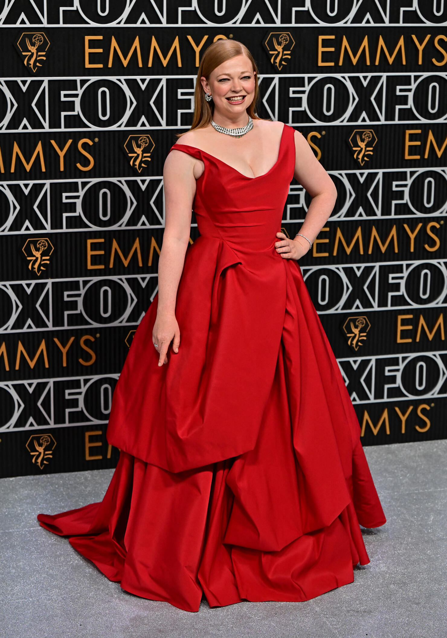 US-ENTERTAINMENT-TV-AWARDS-EMMY-ARRIVALS-RED CARPET