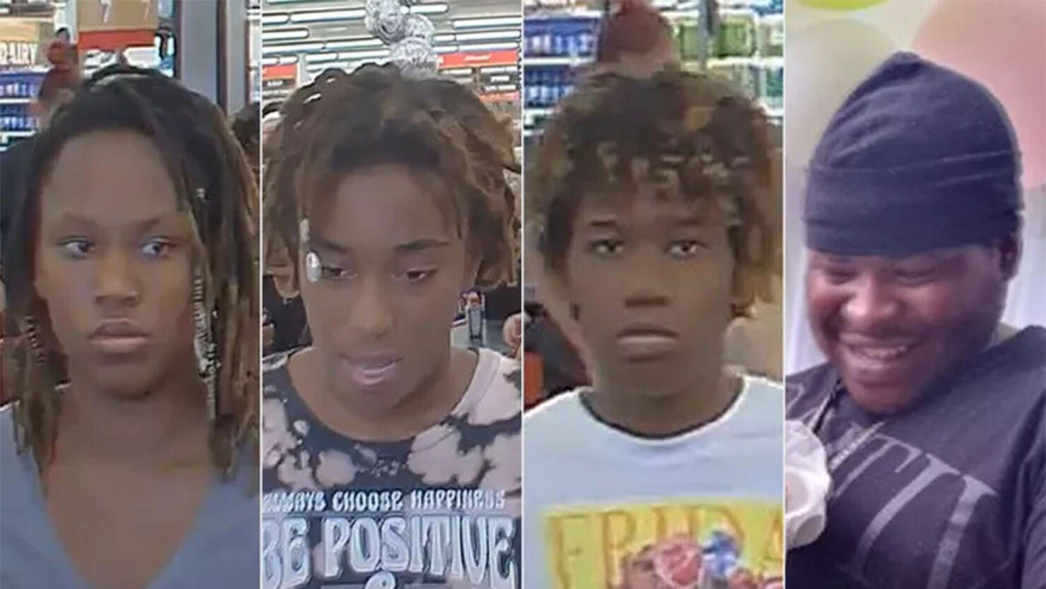 Mikayla Thompson, Ma'Kayla Wickerson, Gerielle German and Naaman Williams