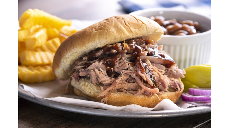 Pulled Pork Sandwich with Sides