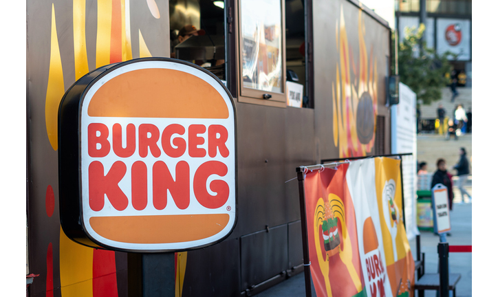 Logo of Burger King, BK, an American fast food chain headquartered in Miami, Florida, founded by James McLamore and David Edgerton.